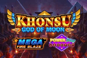 Playtech : Mega Fire Blaze: Khonsu God of Moon PowerPlay Jackpot - SNIPLAY88